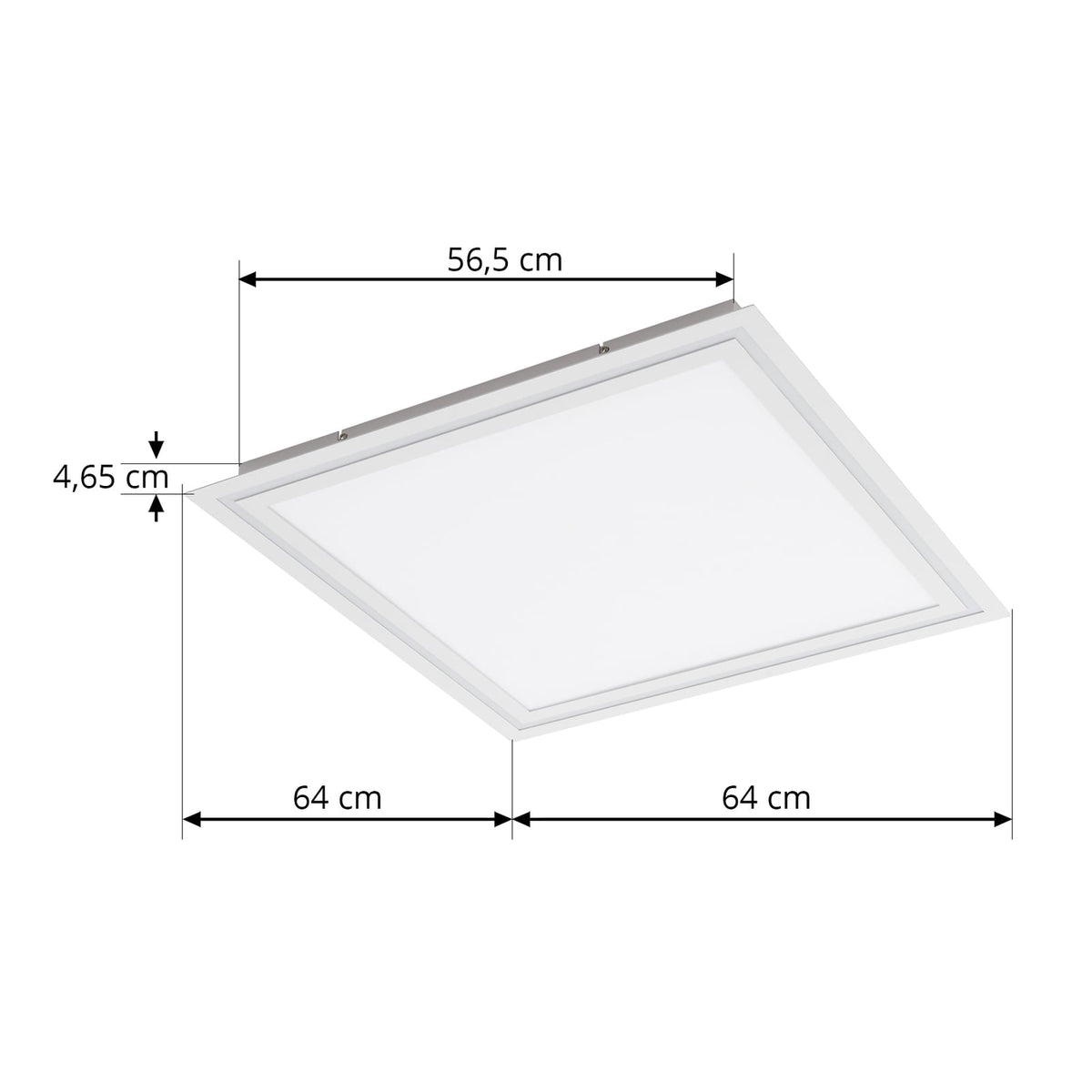 Lucande Deckenlampe Deckenleuchte LED weiß Leicy RGB CCT Fernbedienung Lampe119 - 4251911766240