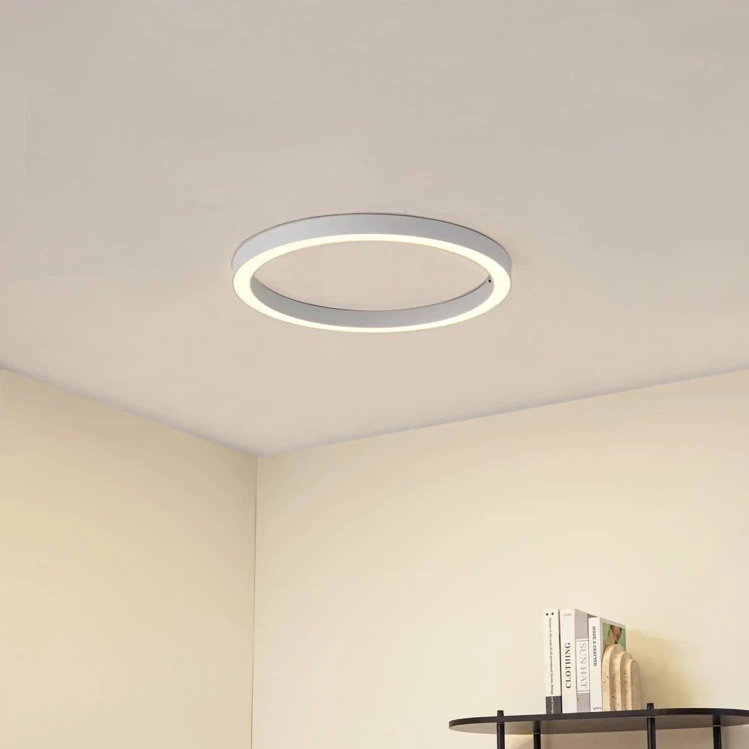 B-Ware Lucande Deckenlampe Deckenleuchte Led Weiß Neor Fernbedienung Dimmbar Cct255