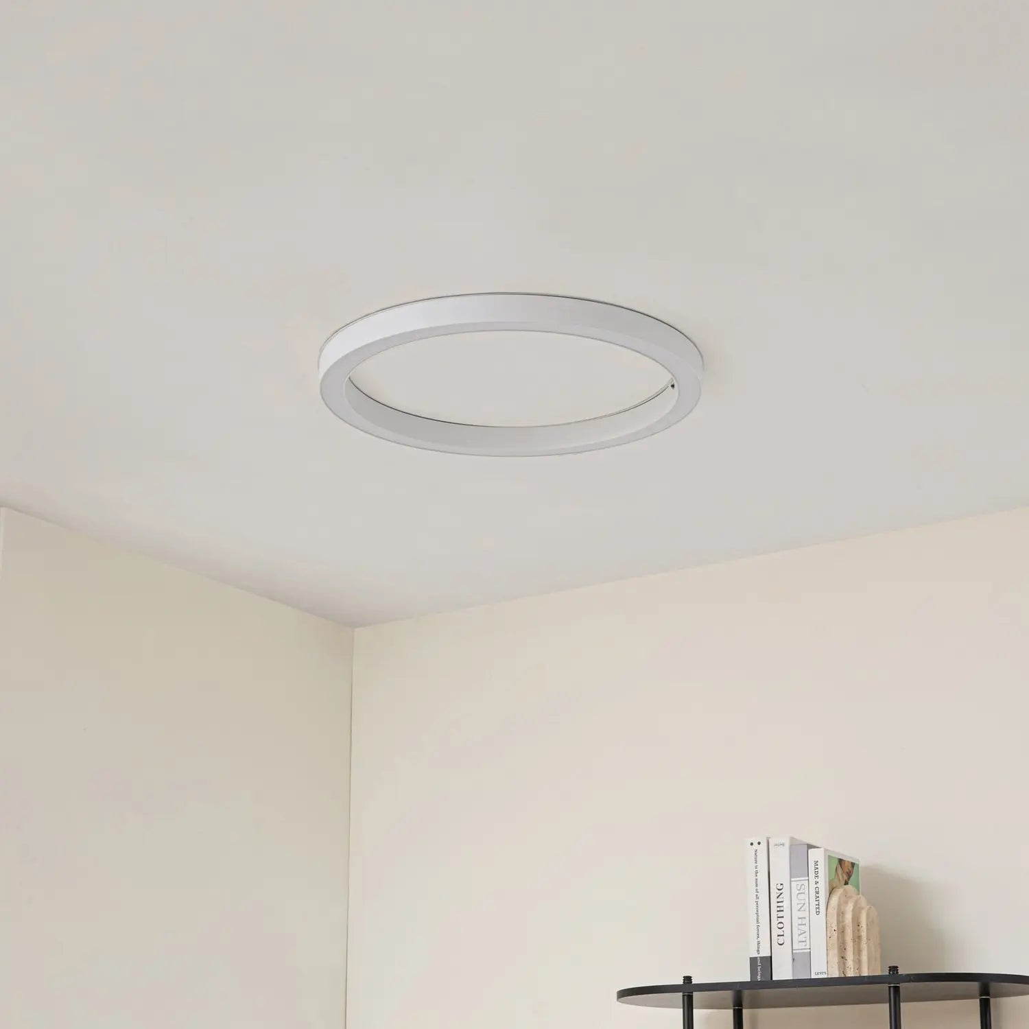 B-Ware Lucande Deckenlampe Deckenleuchte Led Weiß Neor Fernbedienung Dimmbar Cct255
