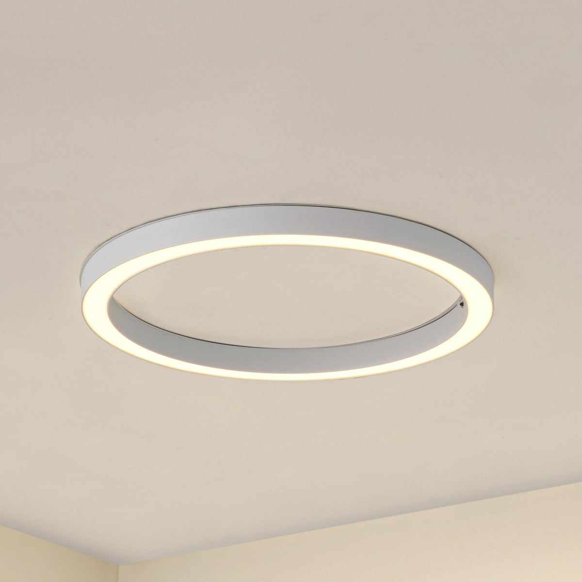 Lucande Deckenlampe LED Leuchte Neor dimmbar CCT 60cm weiß 5750 Lm Fernbedienung - 4255830901881