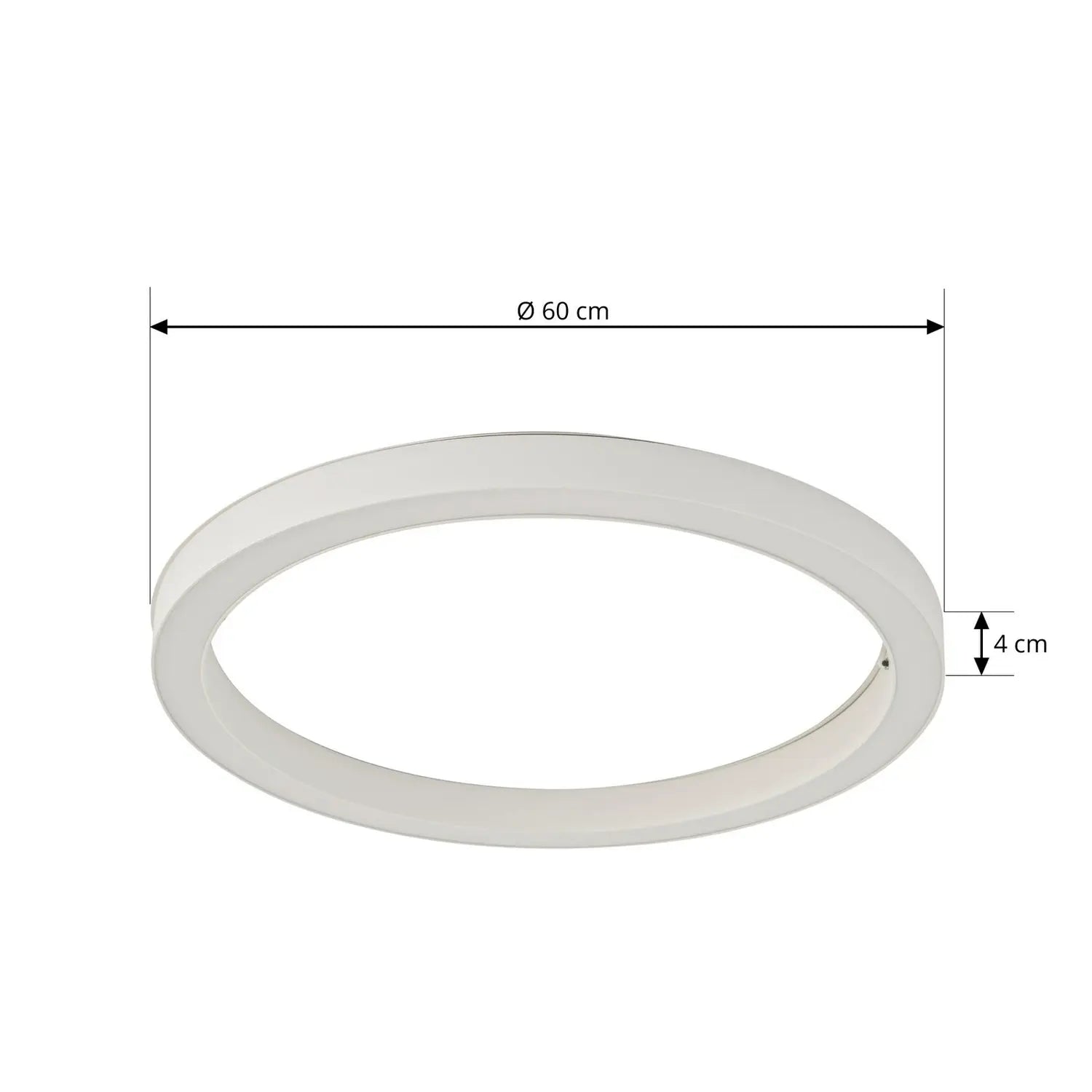 B-Ware Lucande Deckenlampe Deckenleuchte Led Weiß Neor Fernbedienung Dimmbar Cct255