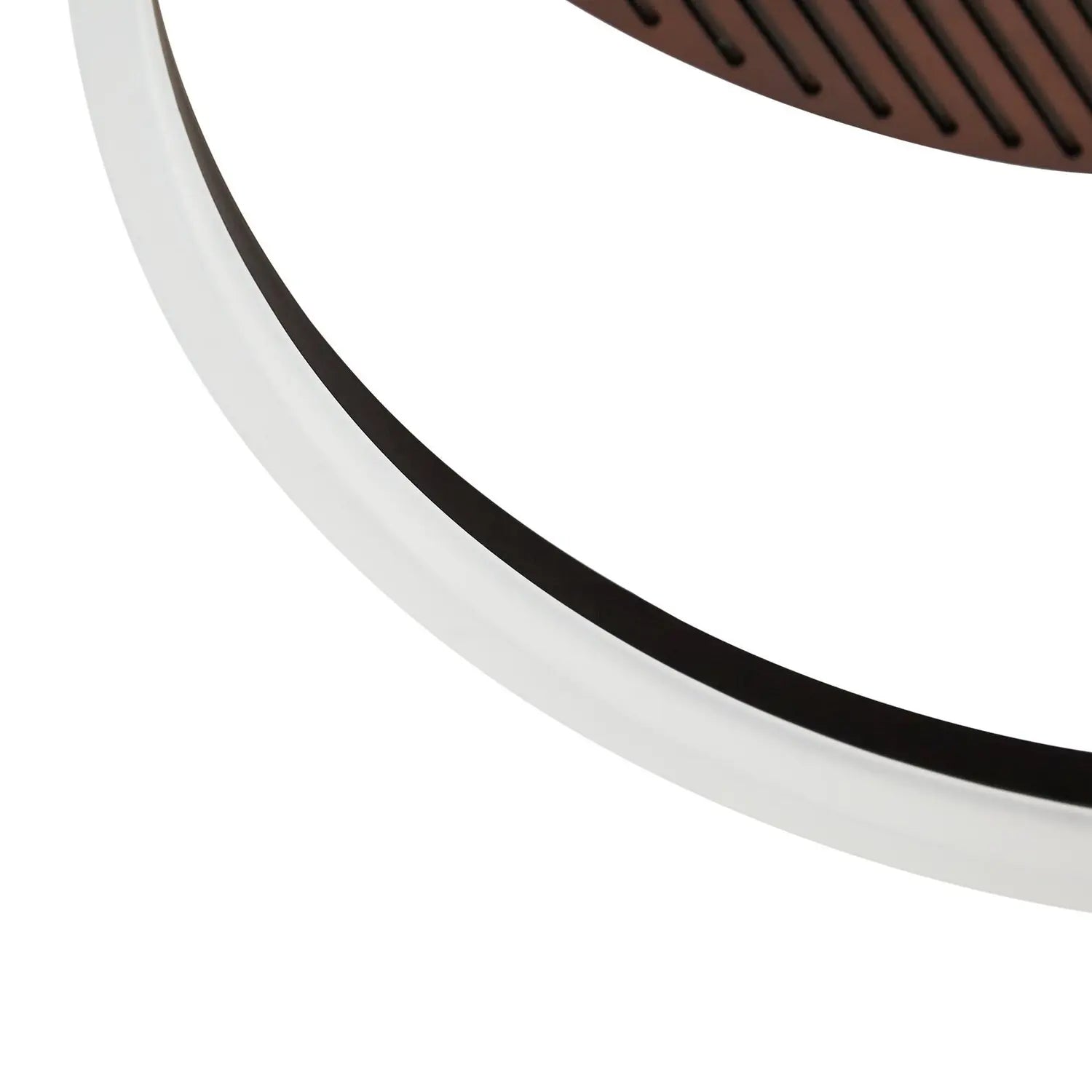 B-Ware Lucande Deckenleuchte Deckenlampe Led Orven Schwarz Holz Dimmbar ø50cm - 4255830900747