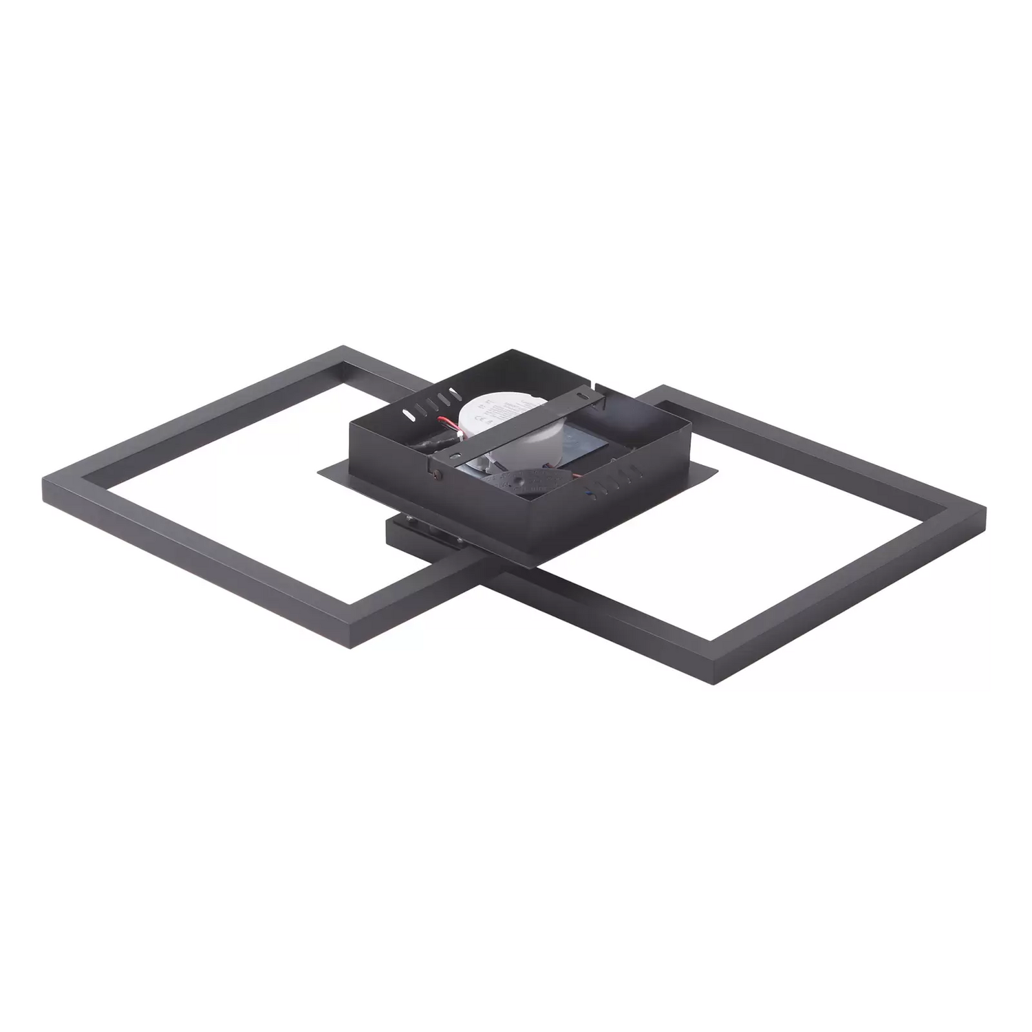 B-Ware Lucande Deckenlampe Deckenleuchte Led Tjado Schwarz Metall Wohnzimmerleuchte