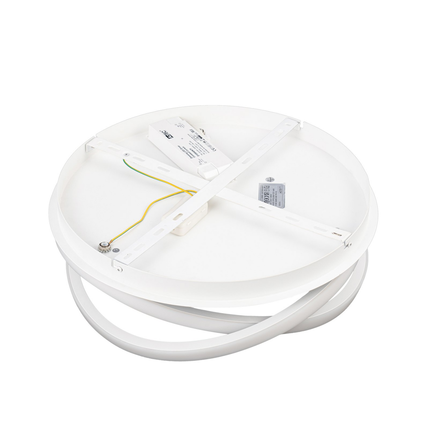 B-Ware Led Deckenleuchte Deckenlampe Lucande Leuchte Lampe Weiß Aluminium Eisen Rund 45 - 4251911778250