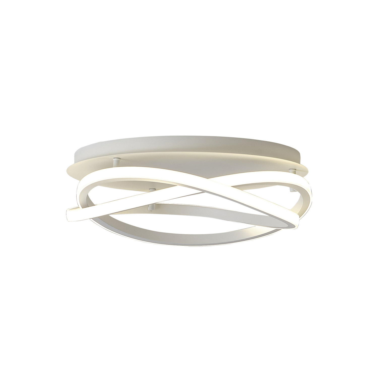 Lucande Led Deckenleuchte Leuchte Deckenlampe Aldric Weiß Aluminium ø 45 Cm B-Ware - 4251911778250