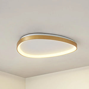 B-Ware Lucande Deckenleuchte Deckenlampe Led Gold Asken Dimmbar Aluminium Acryl 61 Cm