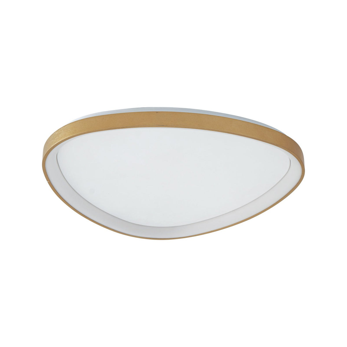 Lucande Deckenleuchte Deckenlampe LED gold Asken dimmbar Aluminium Acryl 61 cm - 4255830903106