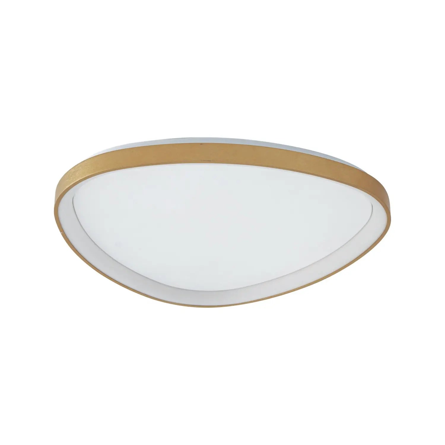 B-Ware Lucande Deckenleuchte Deckenlampe Led Gold Asken Dimmbar Aluminium Acryl 61 Cm