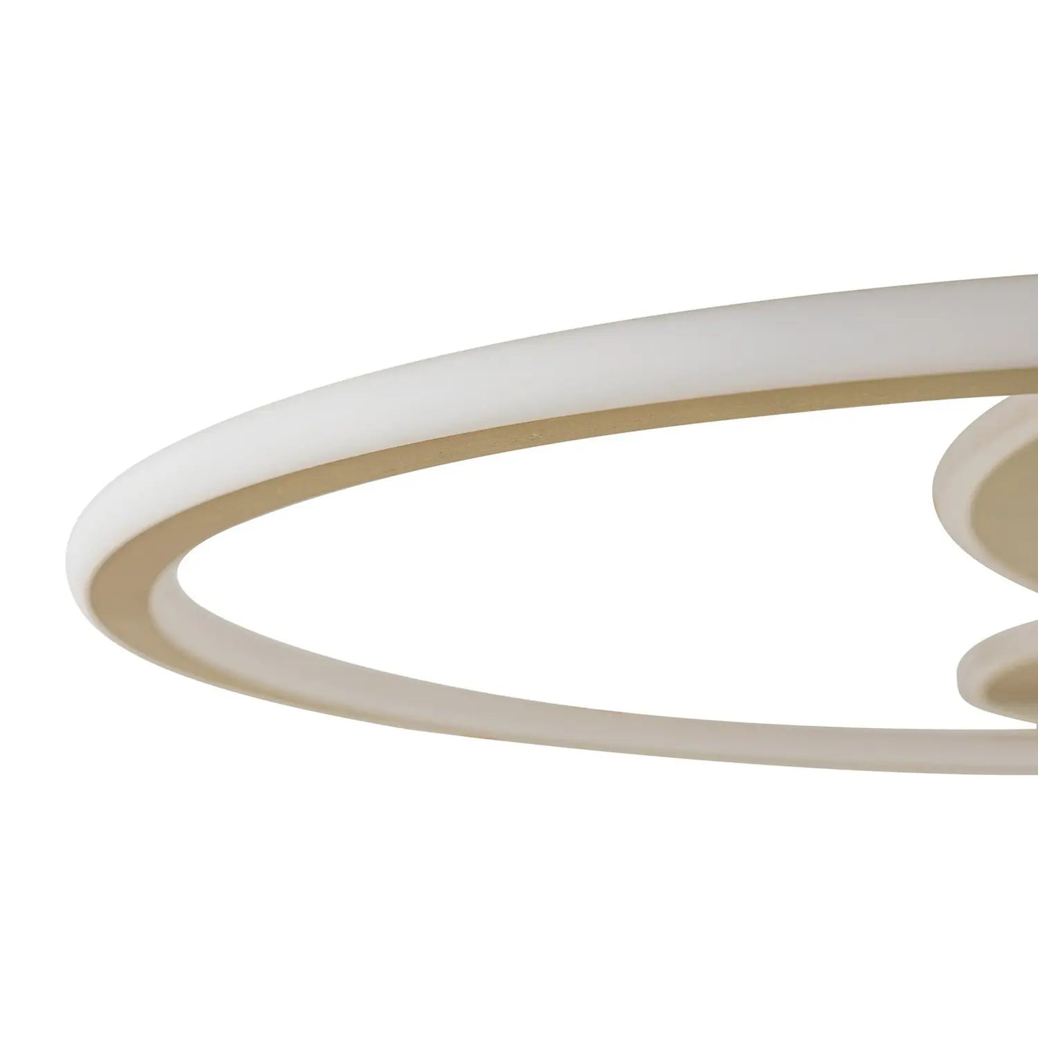 B-Ware Lucande Deckenleuchte Deckenlampe Led Gold Metall Dimmbar Circulo 60 Cm - 4255830903069