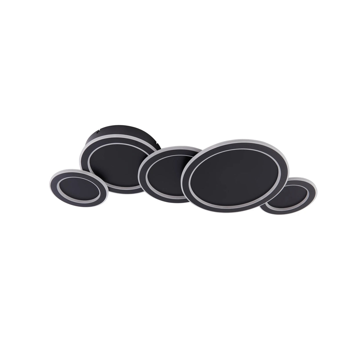 Lucande LED-Deckenleuchte Diala schwarz Metall 96 cm Deckenlampe Lampe Leuchte - 4251911791624