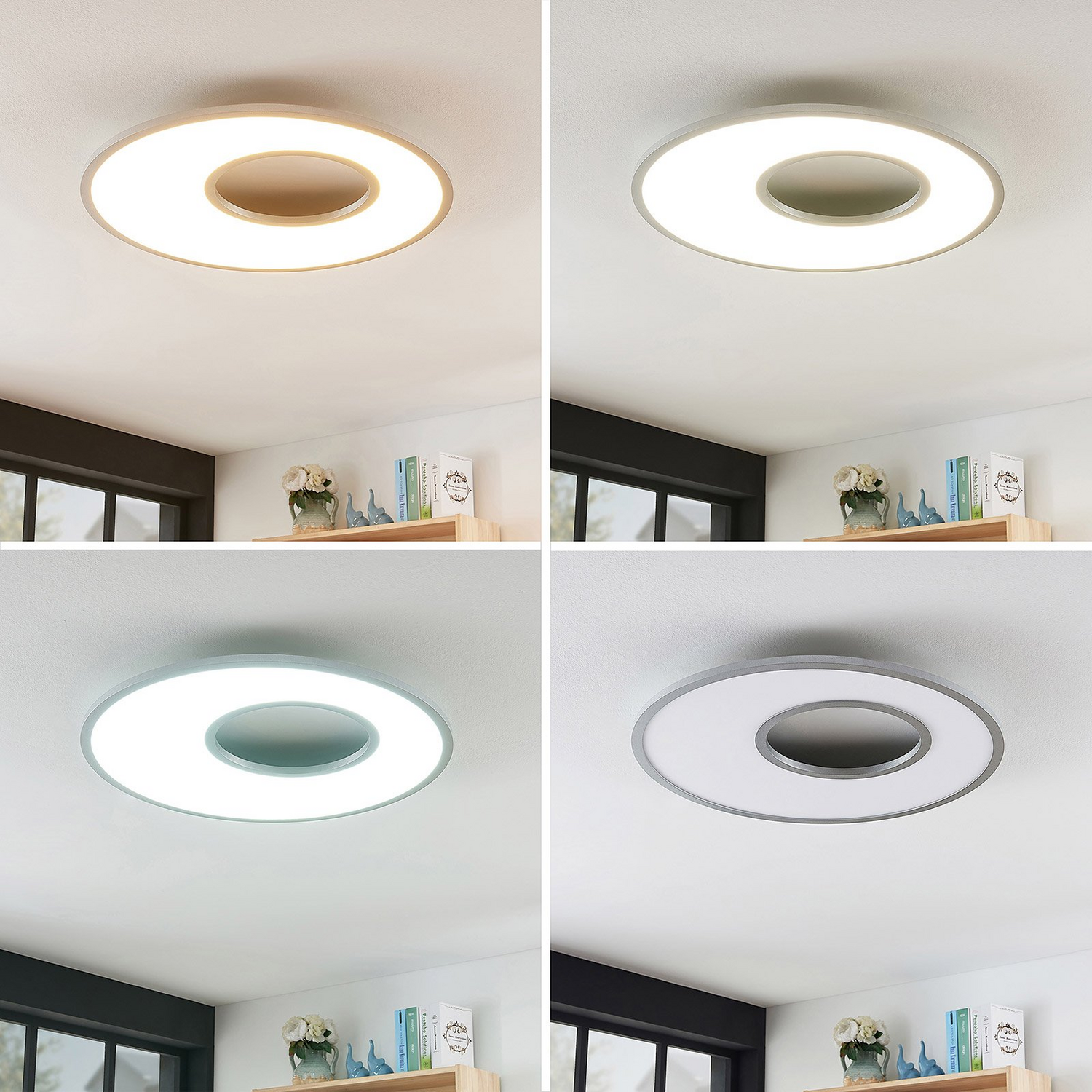 B-Ware Lucande Led Deckenlampe Deckenlampe Lampe Leuchte Durun Dimmbar Cct Rund 60cm225