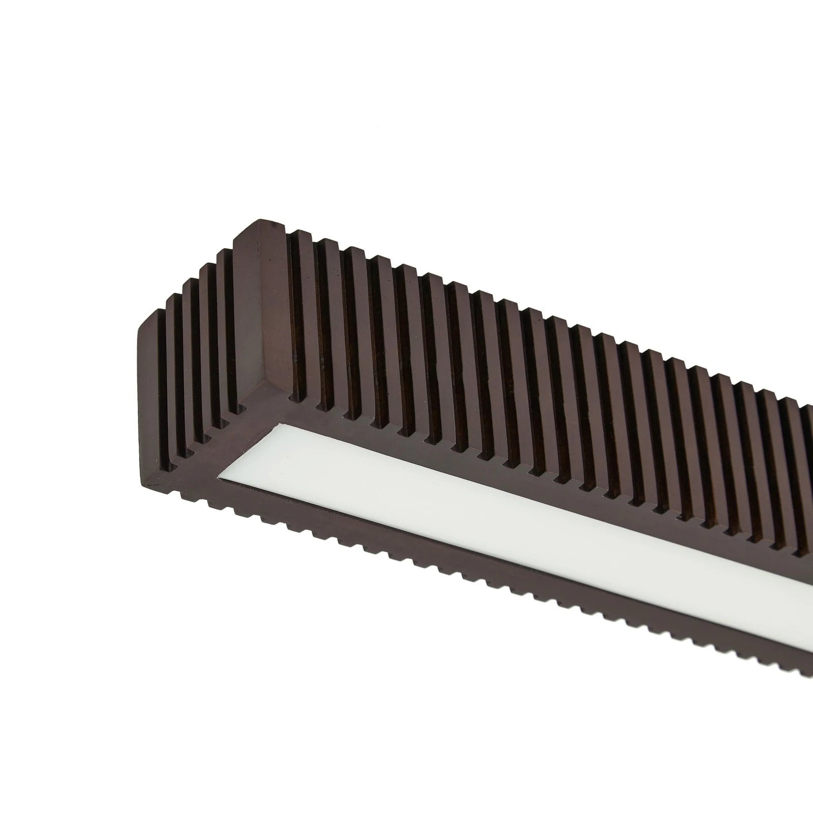 Lucande Deckenleuchte Lampe LED Eiche schwarz dimmbar Holz Emara - 4255830900792
