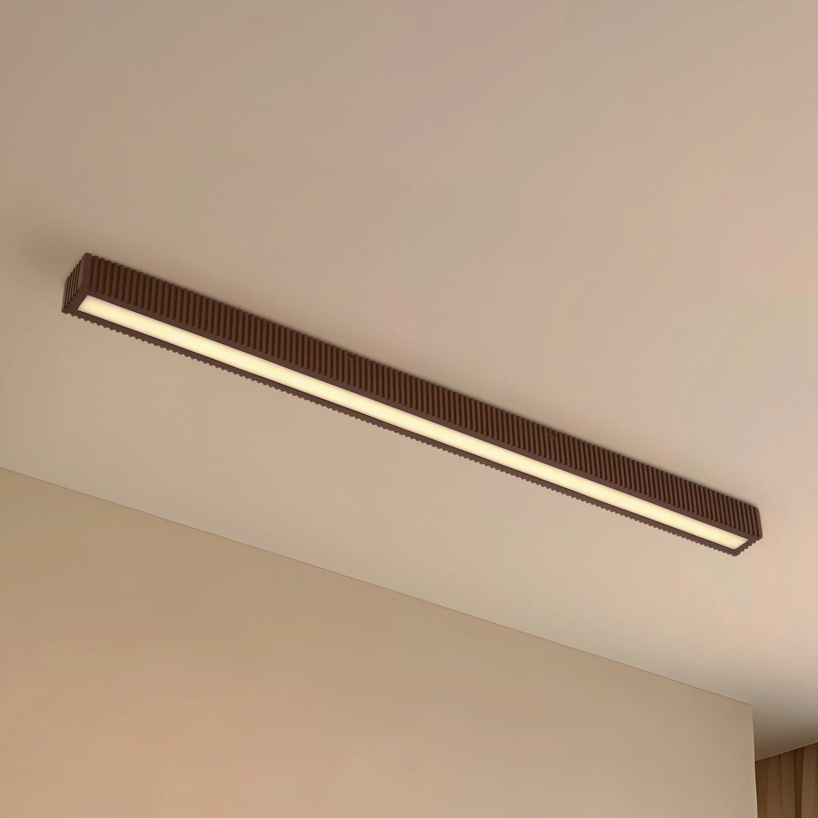 Lucande Deckenleuchte Lampe LED Eiche schwarz dimmbar Holz Emara - 4255830900792