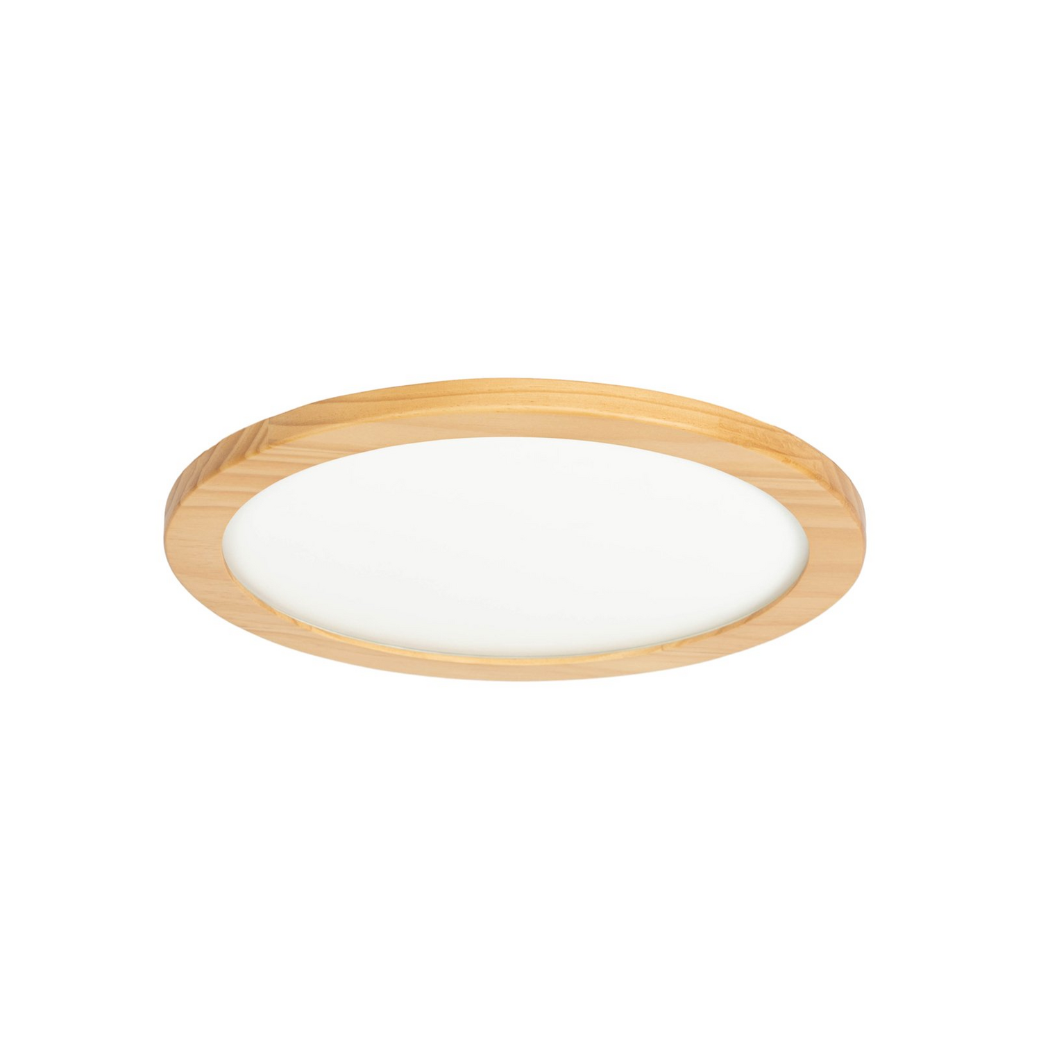 B-Ware Lucande Deckenleuchte Deckenlampe Led Joren Holz Fernbedienung Rund Wohnzimmer