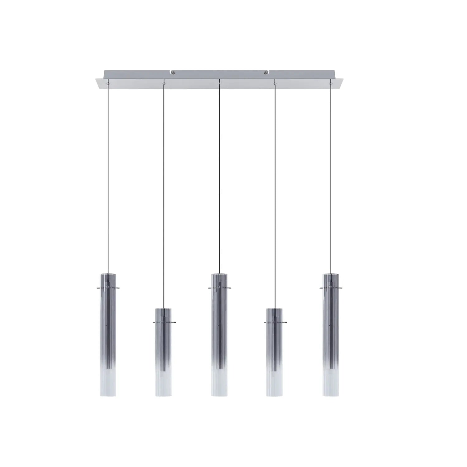 B-Ware Lucande Led Deckenleuchte Korvitha 5 Flammig Grau Glas Deckenlampe Lampe Spot - 4251911775846