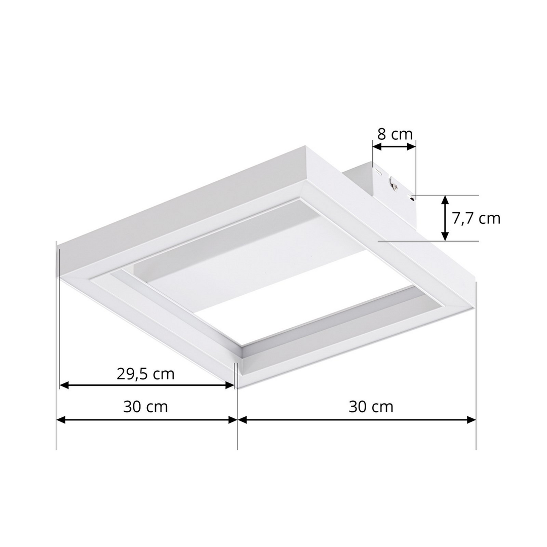 Lucande Led Deckenleuchte Lampe Smart Home Tjado 30 Cm Weiß Rgbw Steuerbar Lampe B-Ware - 4251911766028