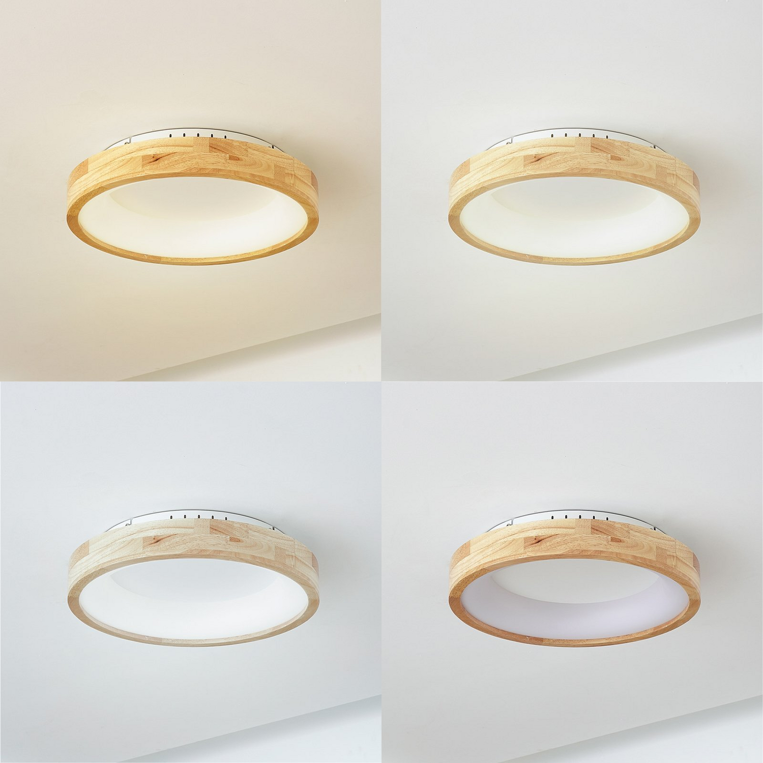 B-Ware Lucande Led Deckenleuchte Samvel ø 40 Cm Holz Deckenlampe Lampe Leuchte Spot - 4251911791846