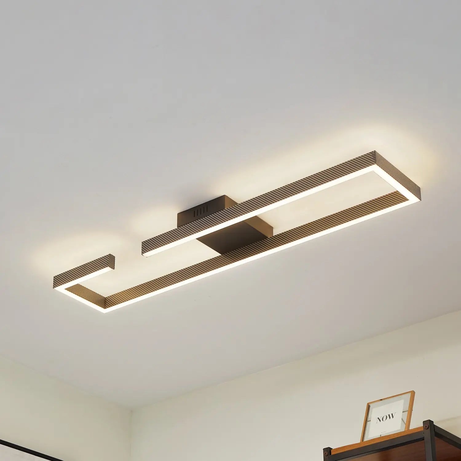 B-Ware Deckenleuchte Lampe Lucande Led Schwarz Aluminium Yvor Leuchte Leuchtmittel E470 - 4251911795011