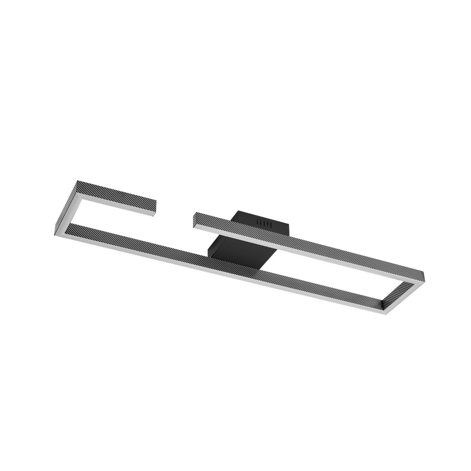 B-Ware Lucande Led Deckenleuchte Yvor Deckenlampe Deckenlicht 100 Cm Schwarz Alumin442 - 4251911795011