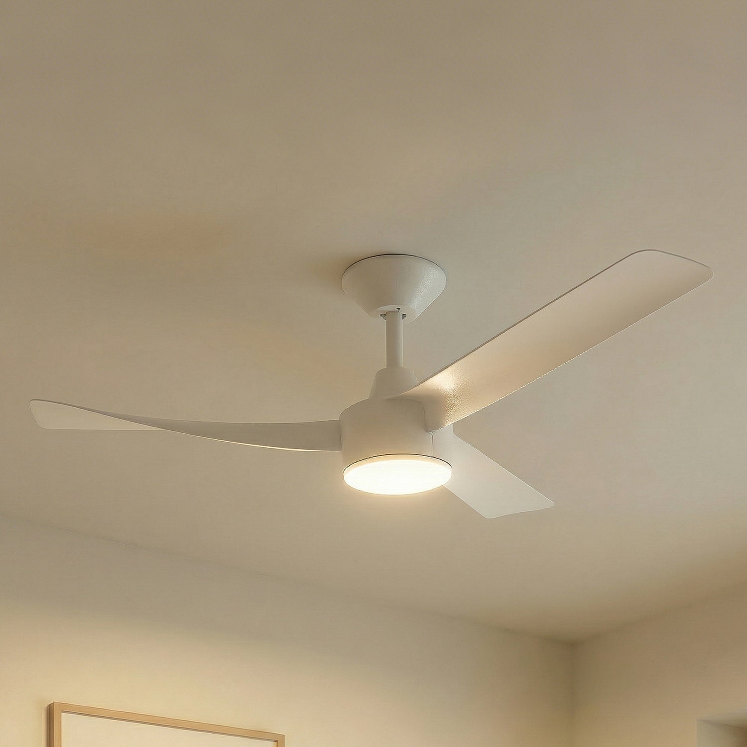 B-Ware Lucande Deckenventilator Ventilator Led Beleuchtung Fernbedienung Weiß Airona - 4255830911774