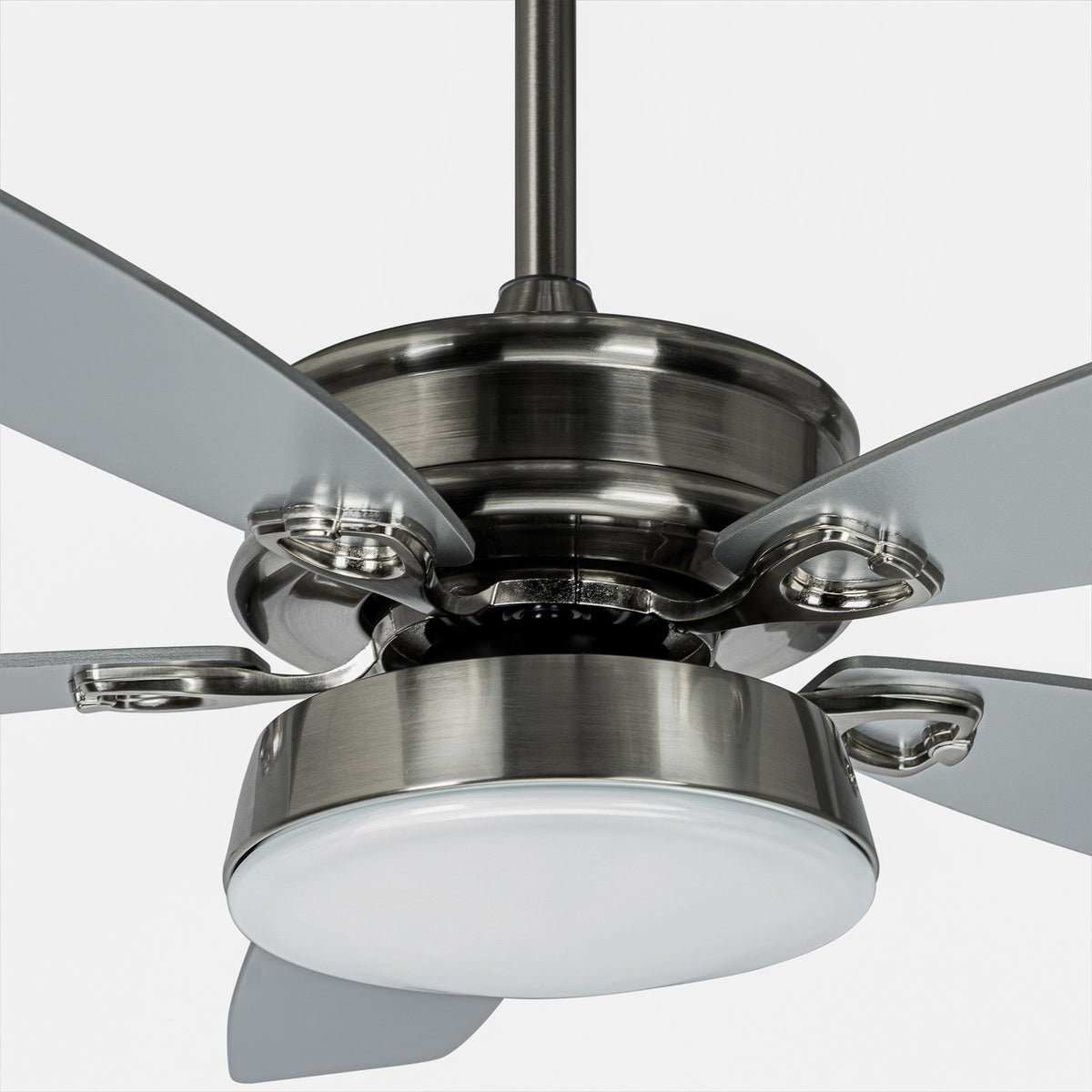 Lucande Deckenventilator Ventilator LED Kuvio Lichtfarbe Timer silber nickel 120 - 4251911789195