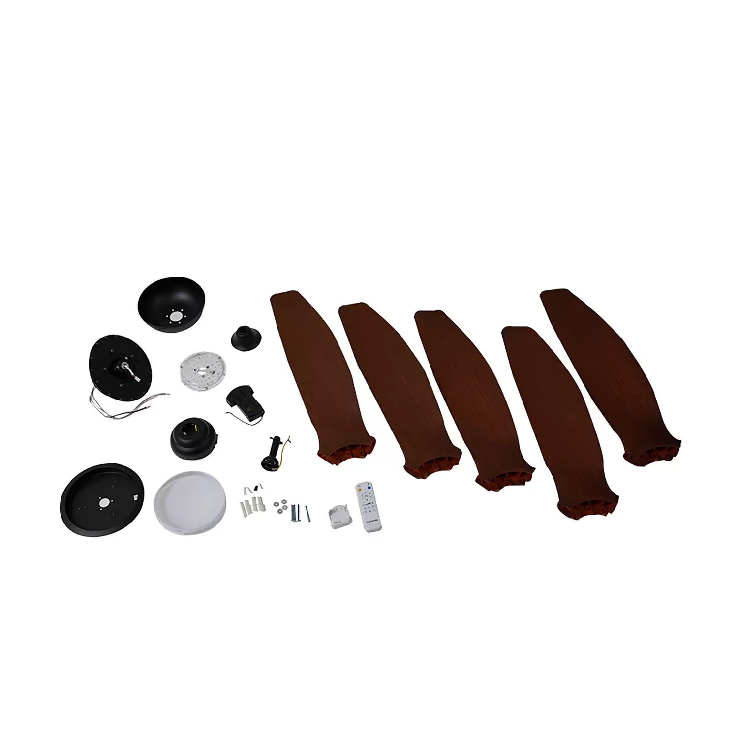 B-Ware Lucande Led Deckenventilator Omendo, Schwarz Dc Leise Cct Ventilator Gebläse - 4251911780024