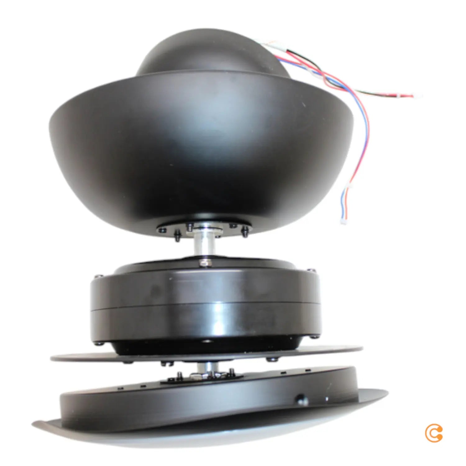 D-Ware Lucande Led Deckenventilator Omendo, Schwarz Dc Leise Cct Ventilator Defektware - 4251911780024