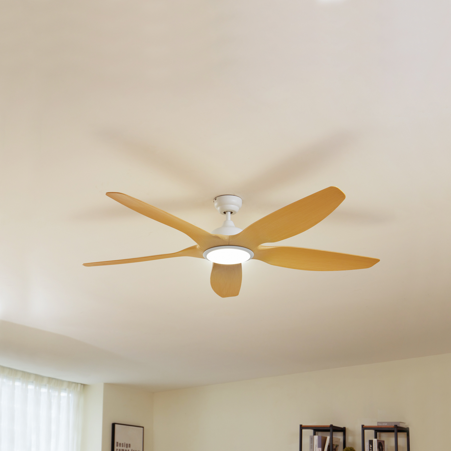 B-Ware Lucande Omendo Led Deckenventilator Ventilator Deckenleuchte Deckenlampe