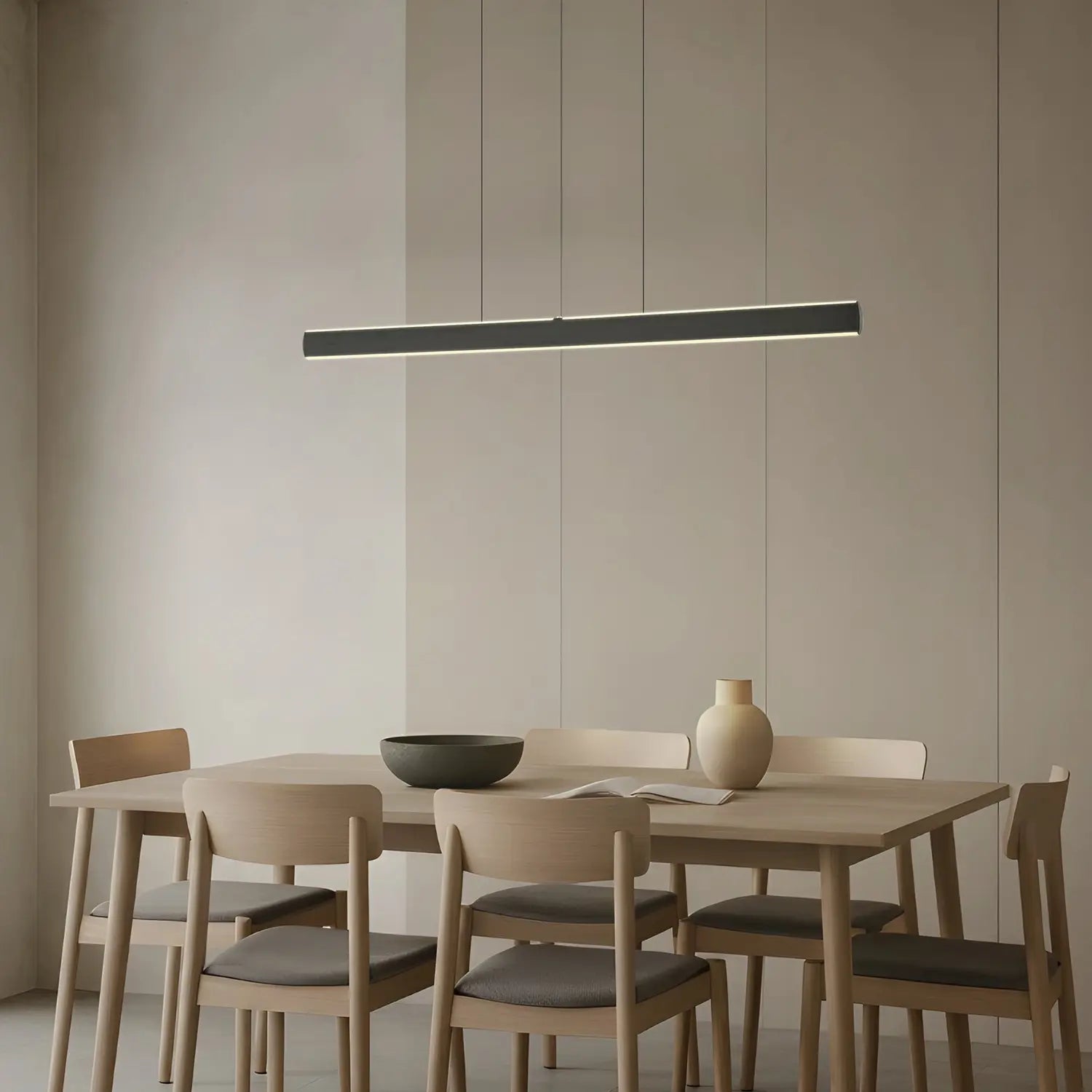 B-Ware Lucande Led Hängelampe Pendelleuchte Arvon Schwarz 117 Cm Dimmbar Cct Led Lampe