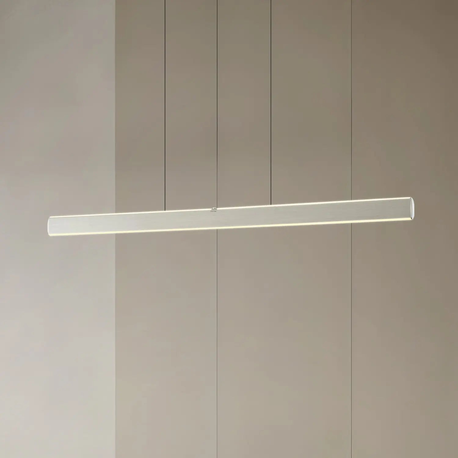 B-Ware Lucande Led Hängelampe Pendelleuchte Arvon Lampe Alufarben 117cm Dimmbar Cct888