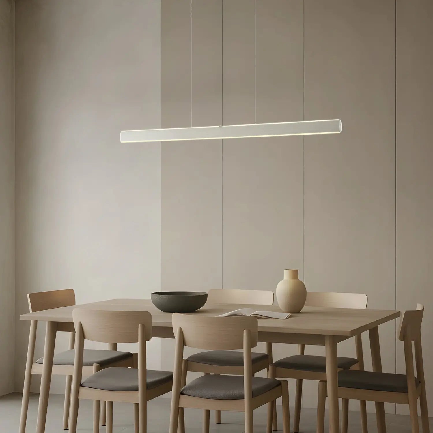 B-Ware Lucande Led Hängelampe Pendelleuchte Arvon Lampe Alufarben 117cm Dimmbar Cct888