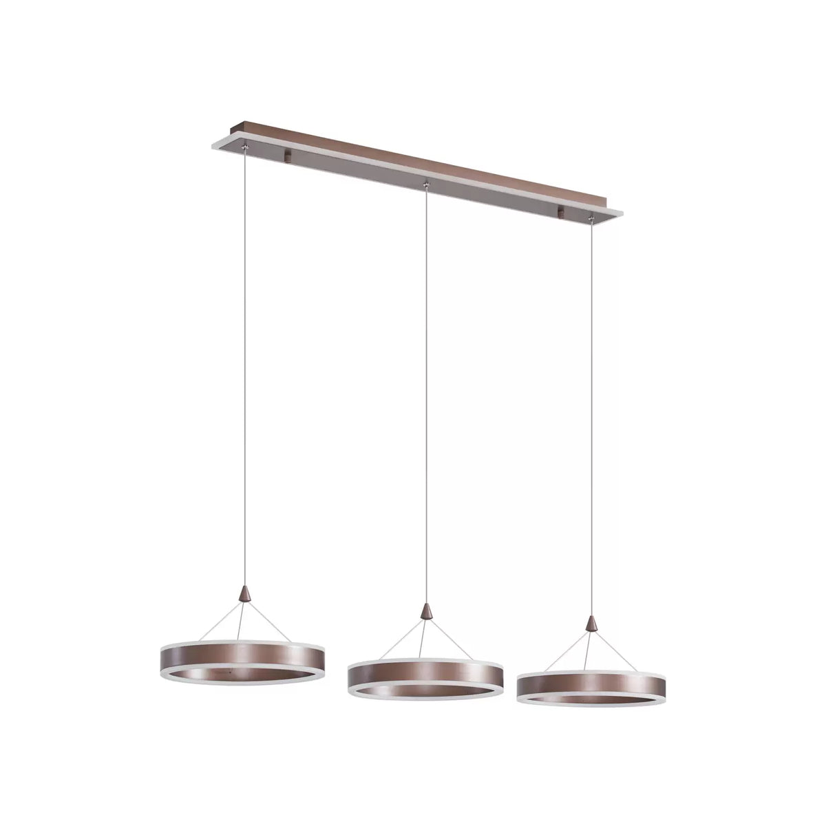 Lucande Pendelleuchte Hängeleuchte LED Kolo braun dimmbar Leuchte Esszimmer789 - 4251911776195