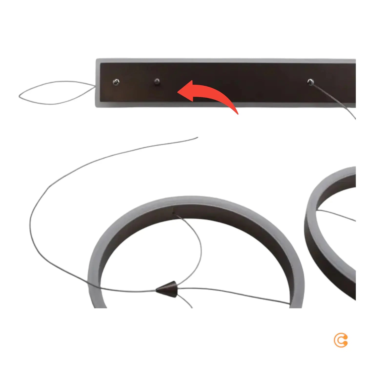 B-Ware Lucande Kolo Led Pendelleuchte Pendellampe Leuchte Hängeleuchte Siehe Text/Foto - 4251911776195