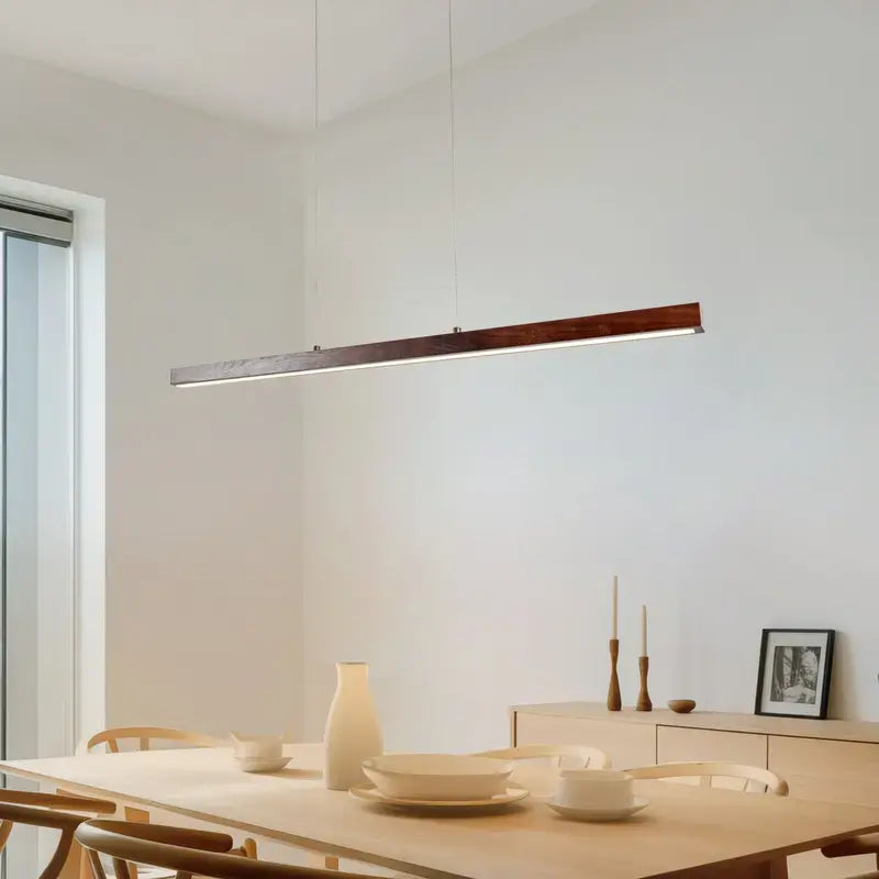 B-Ware Lucande Led Hängelampe Led Pendelleuchte Nihalo Walnuss 122 Cm Dimmbar Cct 834 - 4255830903120