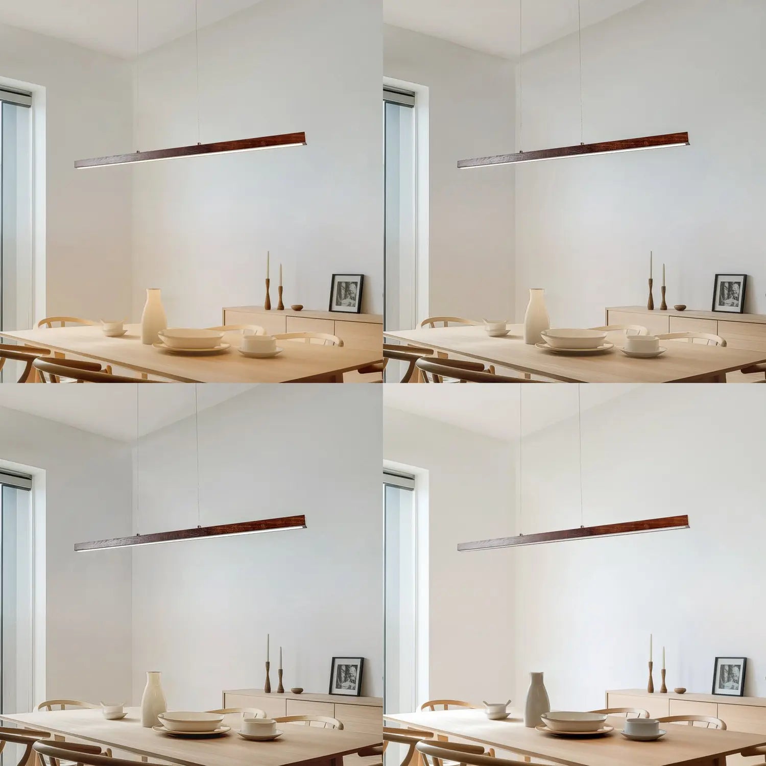 B-Ware Lucande Led Hängelampe Pendelleuchte Nihalo Walnuss Dimmbar Cct 122 Cm - 8511661806240