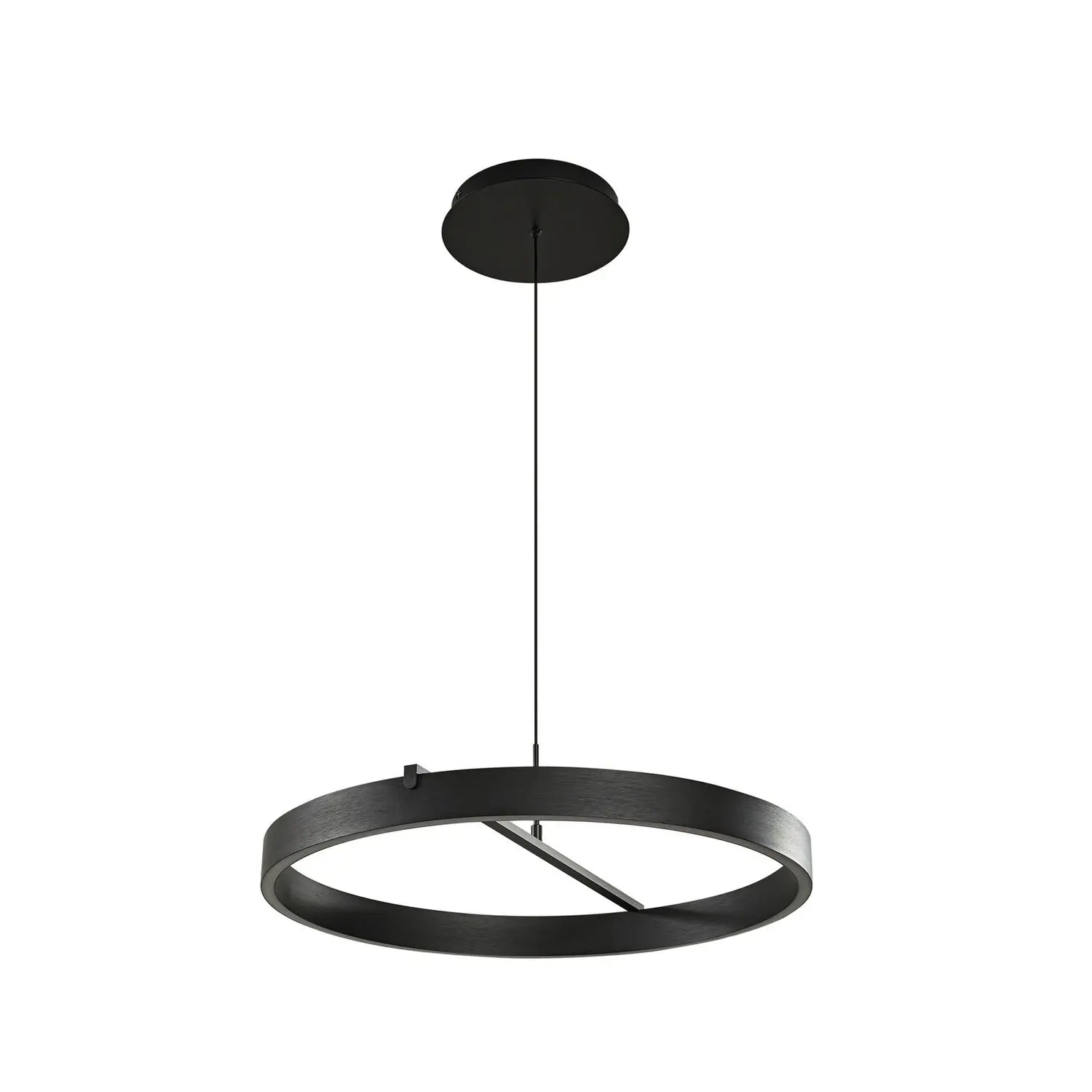 B-Ware Lucande Led Hängelampe Pendelleuchte Rovan Schwarz Dimmbar Cct 60 Cm ø360 - 4255830903199