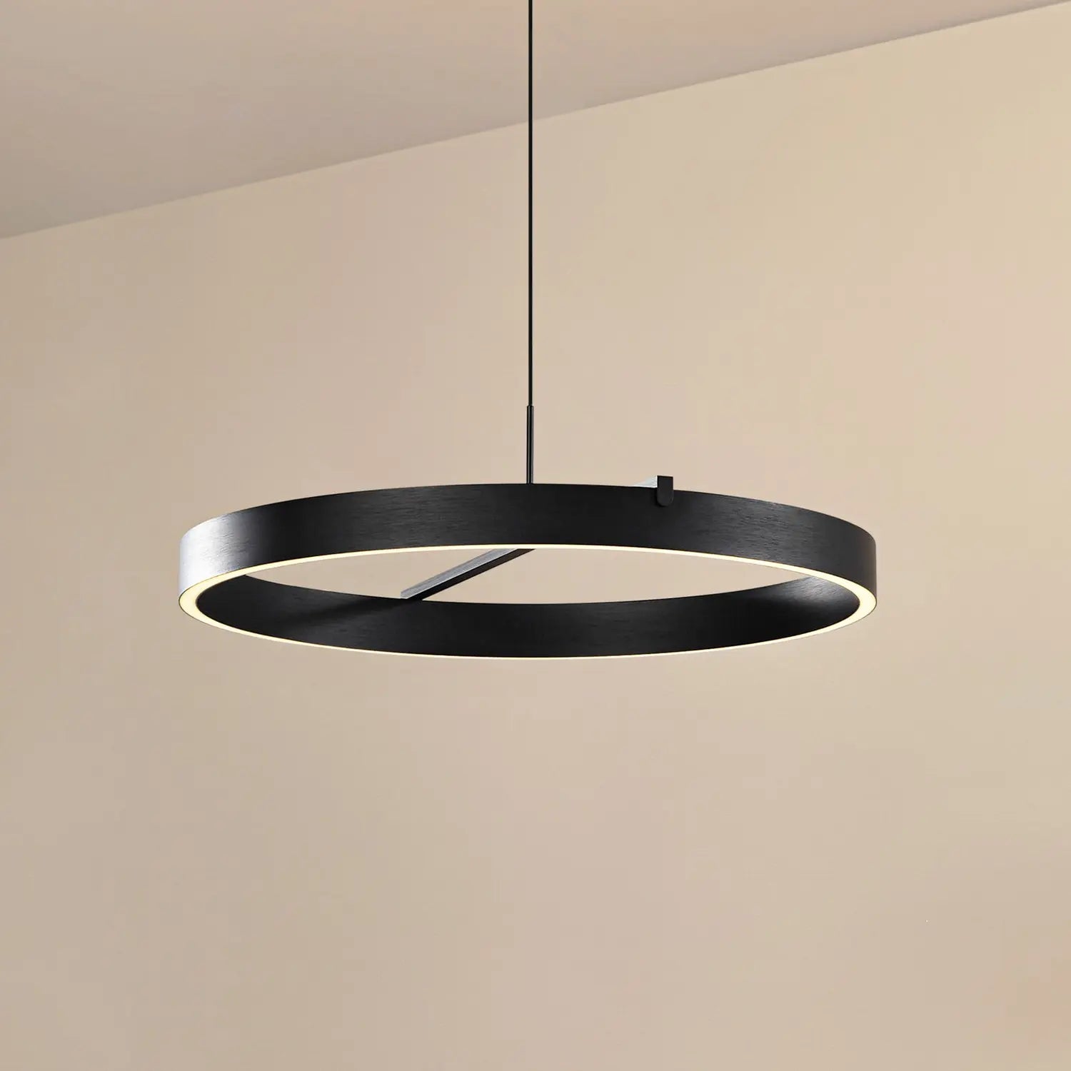 B-Ware Lucande Led Hängelampe Pendelleuchte Rovan Schwarz Dimmbar Cct 60 Cm ø360 - 4255830903199