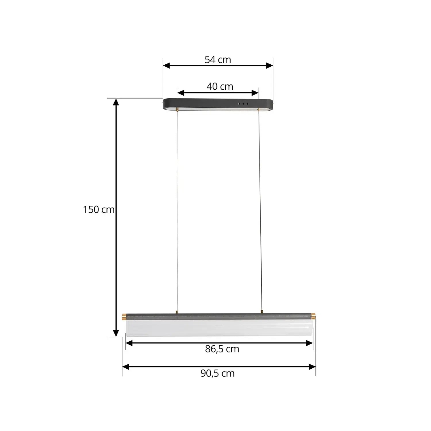 B-Ware Lucande Led Hängeleuchte Pendellampe Alania Deckenlampe Licht Metall 86,5cm - 4251911794724