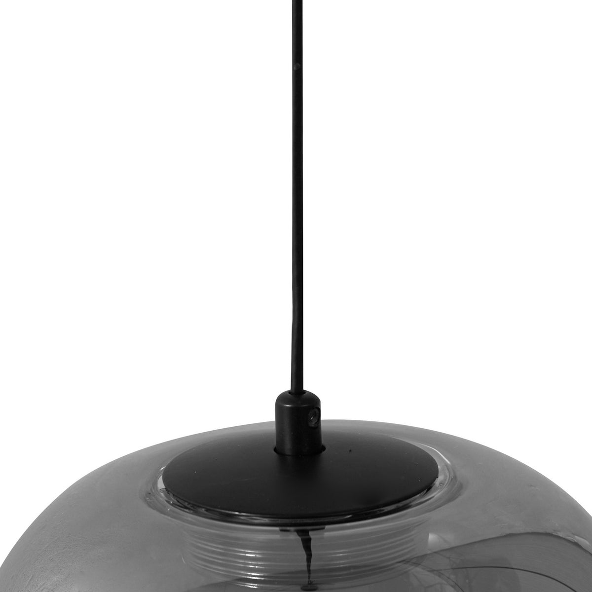 Lucande LED Hängeleuchte Pendelleuchte Avelina rauchgrau flammig 14cm - 4251911786484