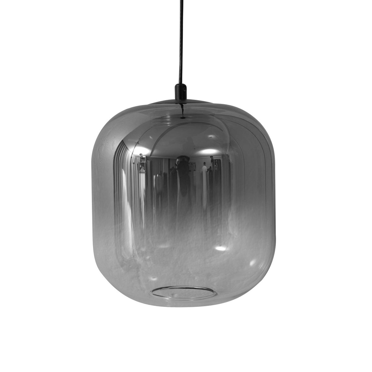 Lucande LED Hängeleuchte Pendelleuchte Avelina rauchgrau flammig 14cm - 4251911786484