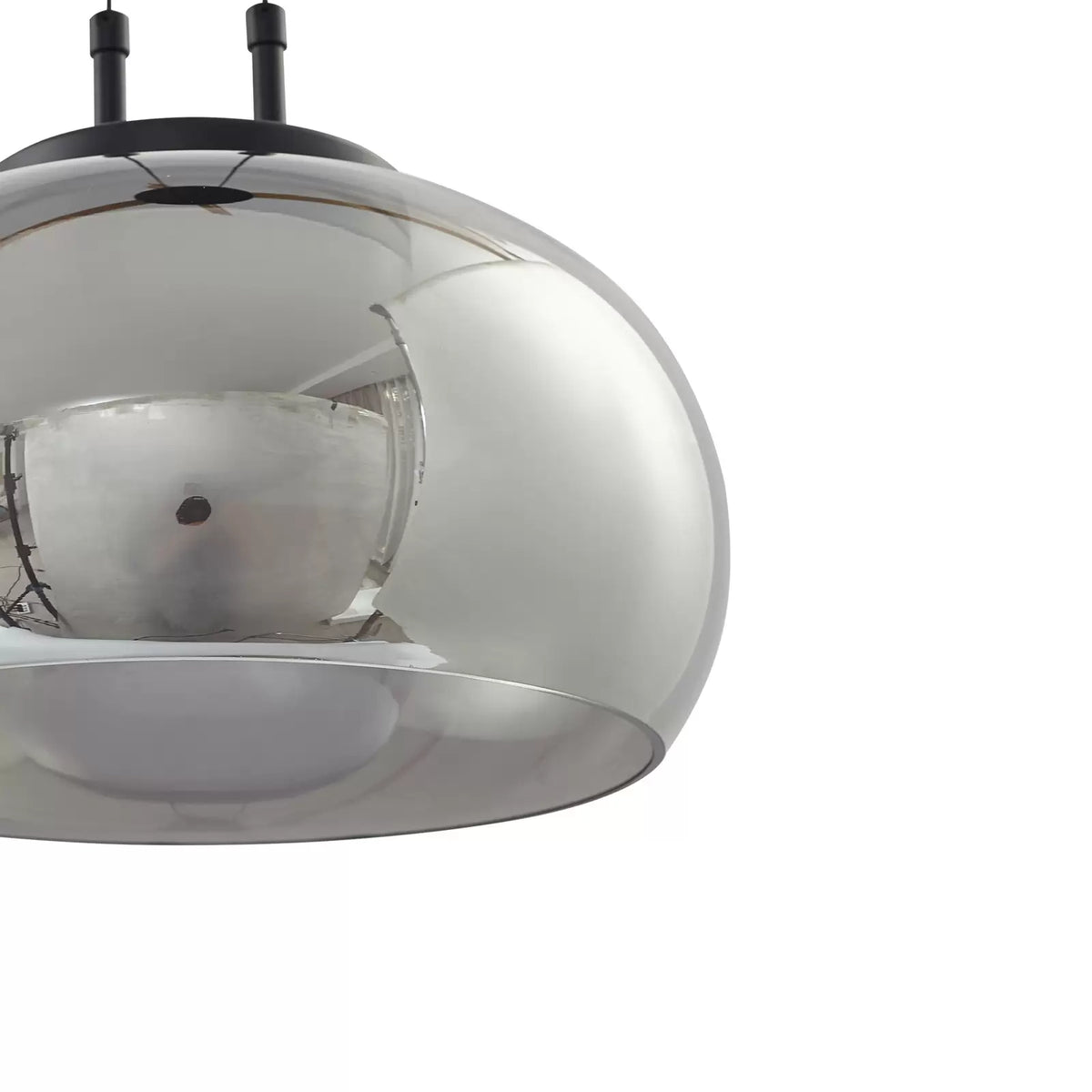Lucande Hängeleuchte Dain LED Pendelleuchte Lampe grau 1-flammig - 4251911791785