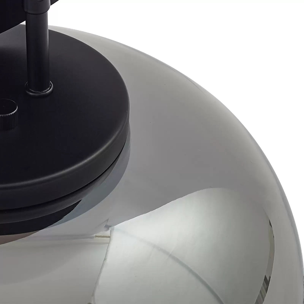 Lucande Hängeleuchte Dain LED Pendelleuchte Lampe grau 1-flammig - 4251911791785