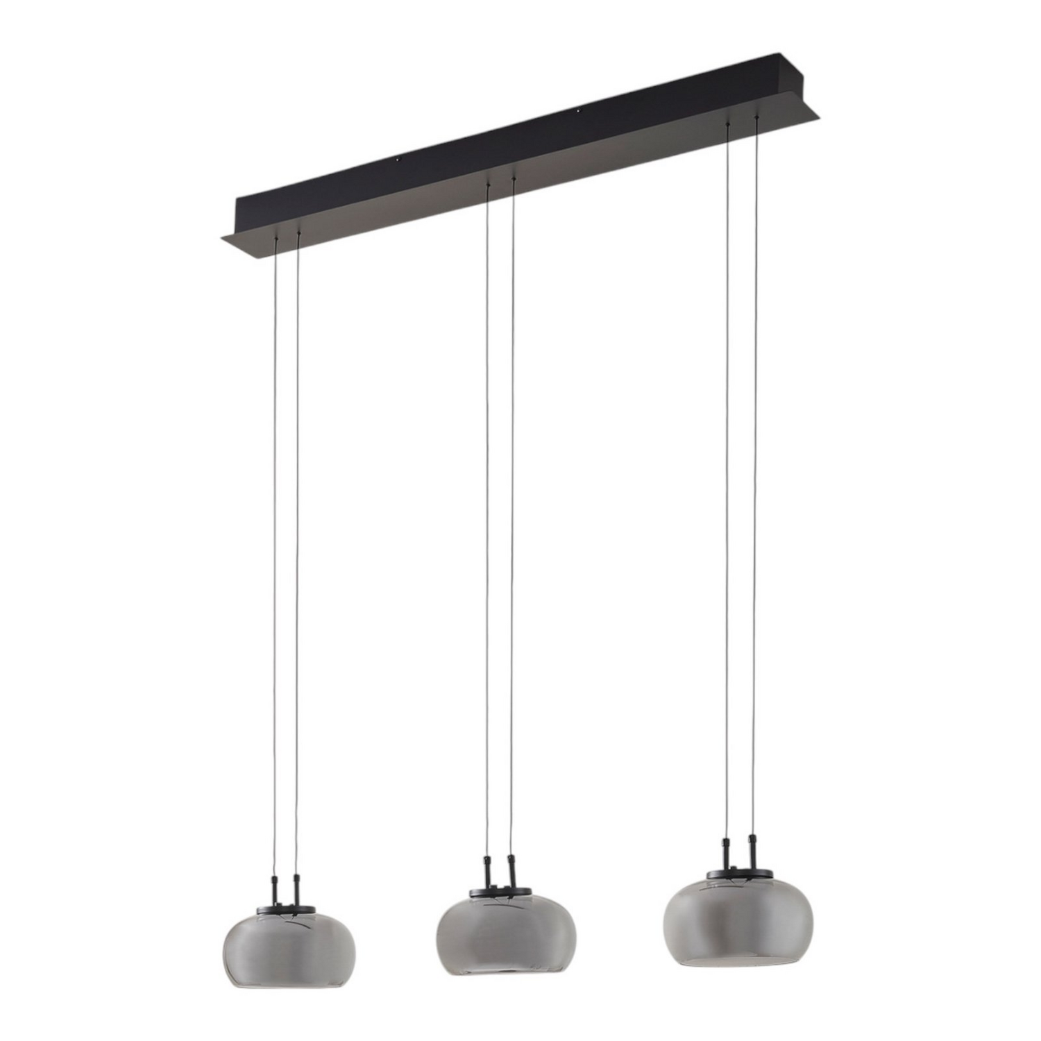 Lucande Led Hängeleuchte Pendellampe Lampe Rauchgrau Glas Höhenverstellbar B-Ware - 4251911791792