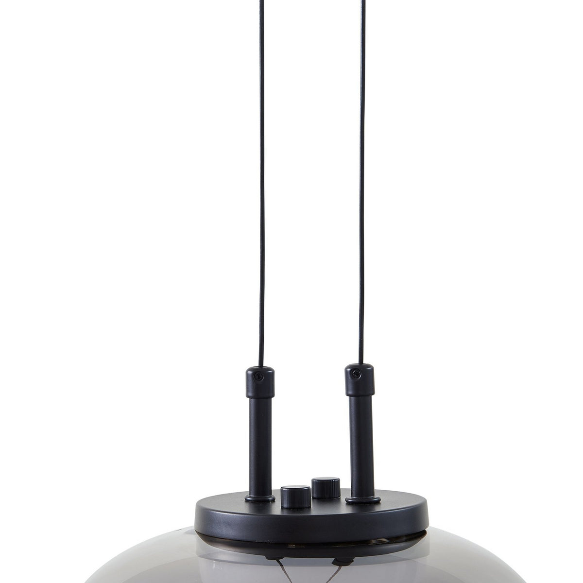 Lucande LED Hängeleuchte Pendellampe Lampe rauchgrau Glas höhenverstellbar - 4251911791792