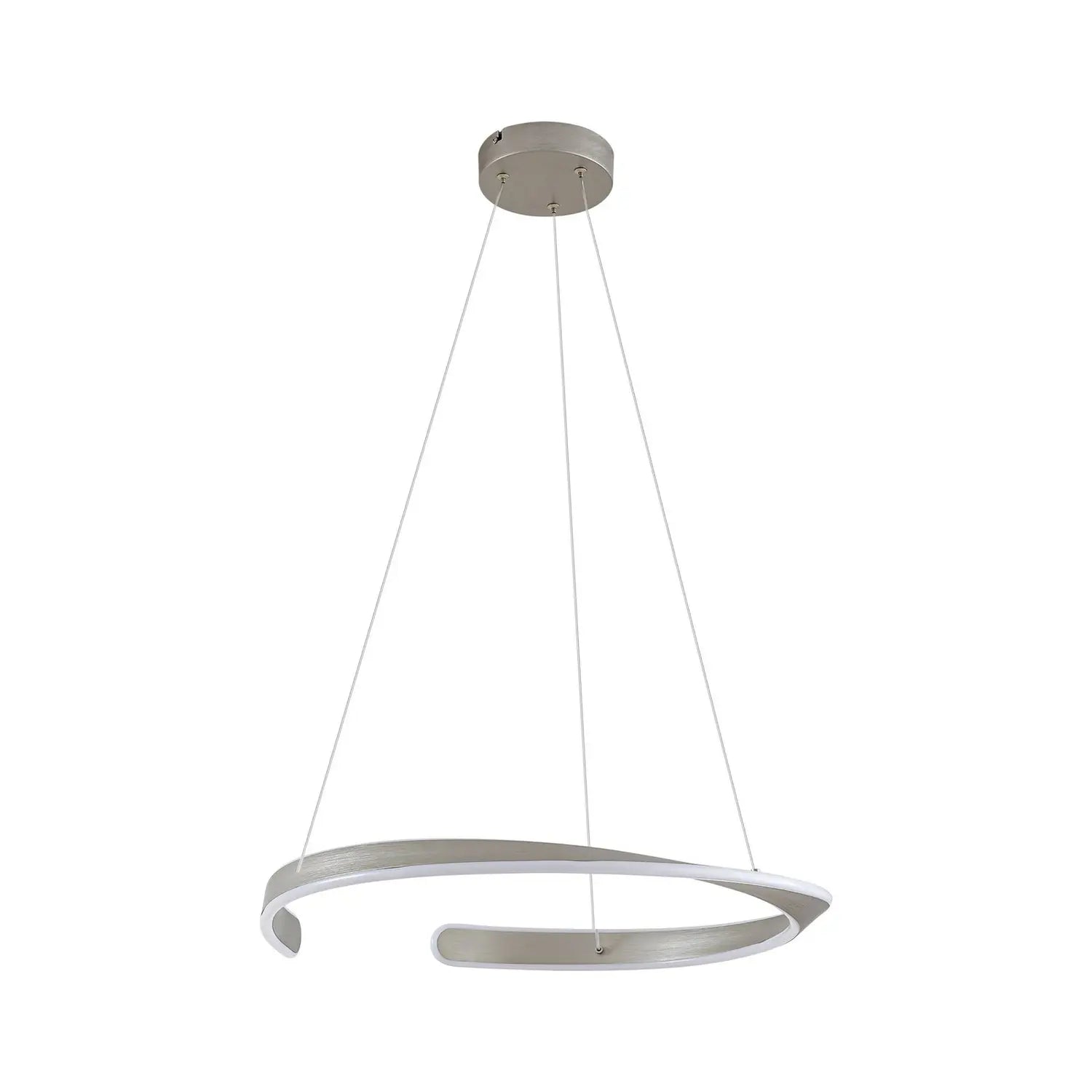 B-Ware Lucande Led Hängeleuchte Pendelleuchte Eloura Silber Metall Cct ø58cm63 - 4255830902963