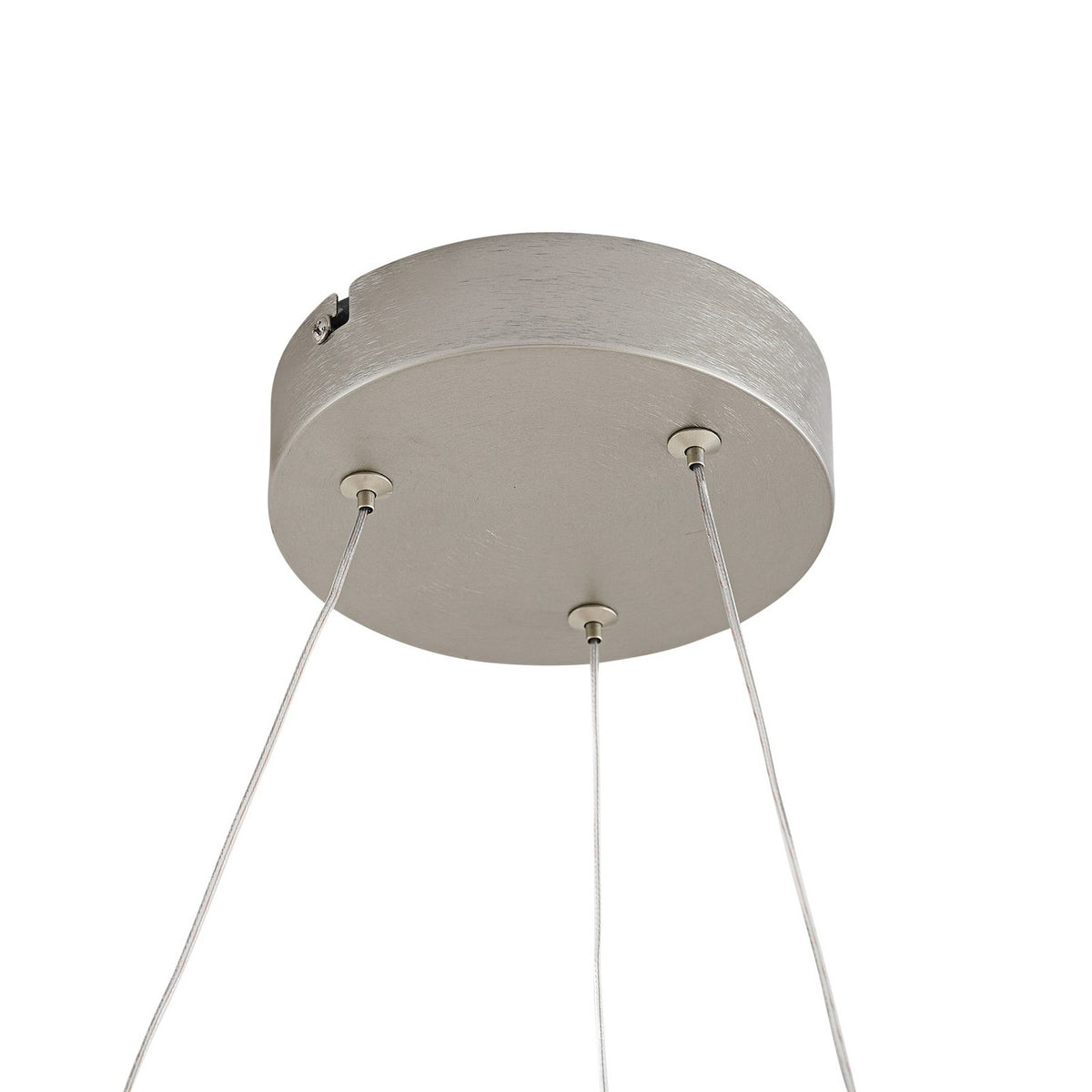 Lucande LED Hängeleuchte Pendelleuchte Eloura silber Metall CCT Ø58cm - 4255830902963