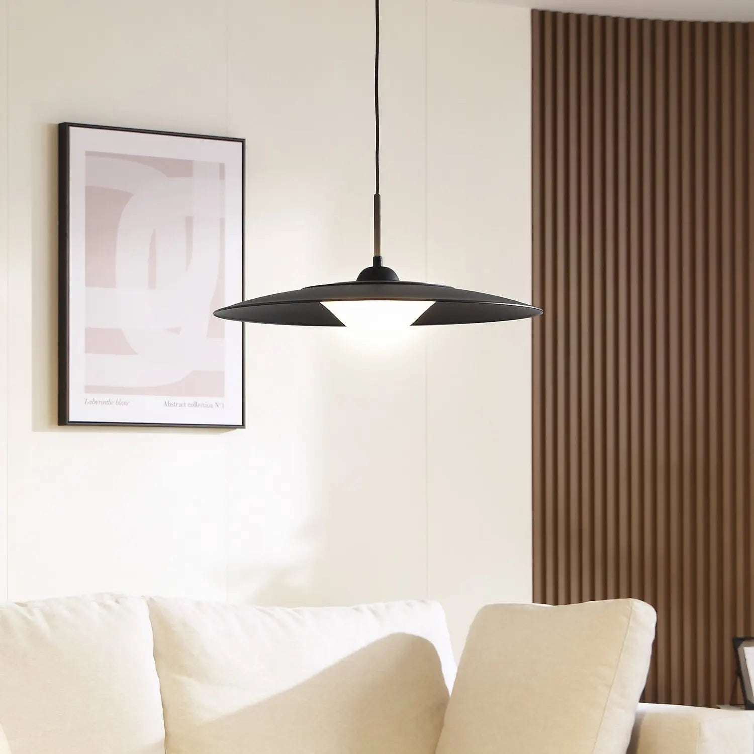 B-Ware Lucande Led Hängeleuchte Foco Sandschwarz Metall ø 50 Cm Deckenlampe Lampe Spot - 4251911778700