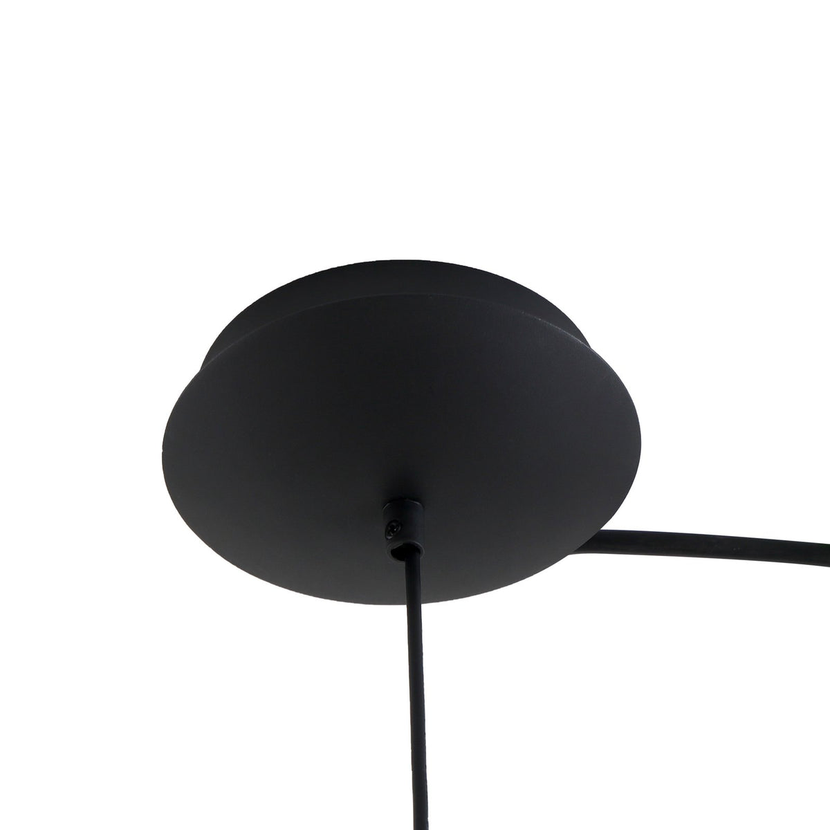 Lucande Pendelleuchte Hängeleuchte LED Metall schwarz Foco runde Leuchte 50 cm - 4251911778700