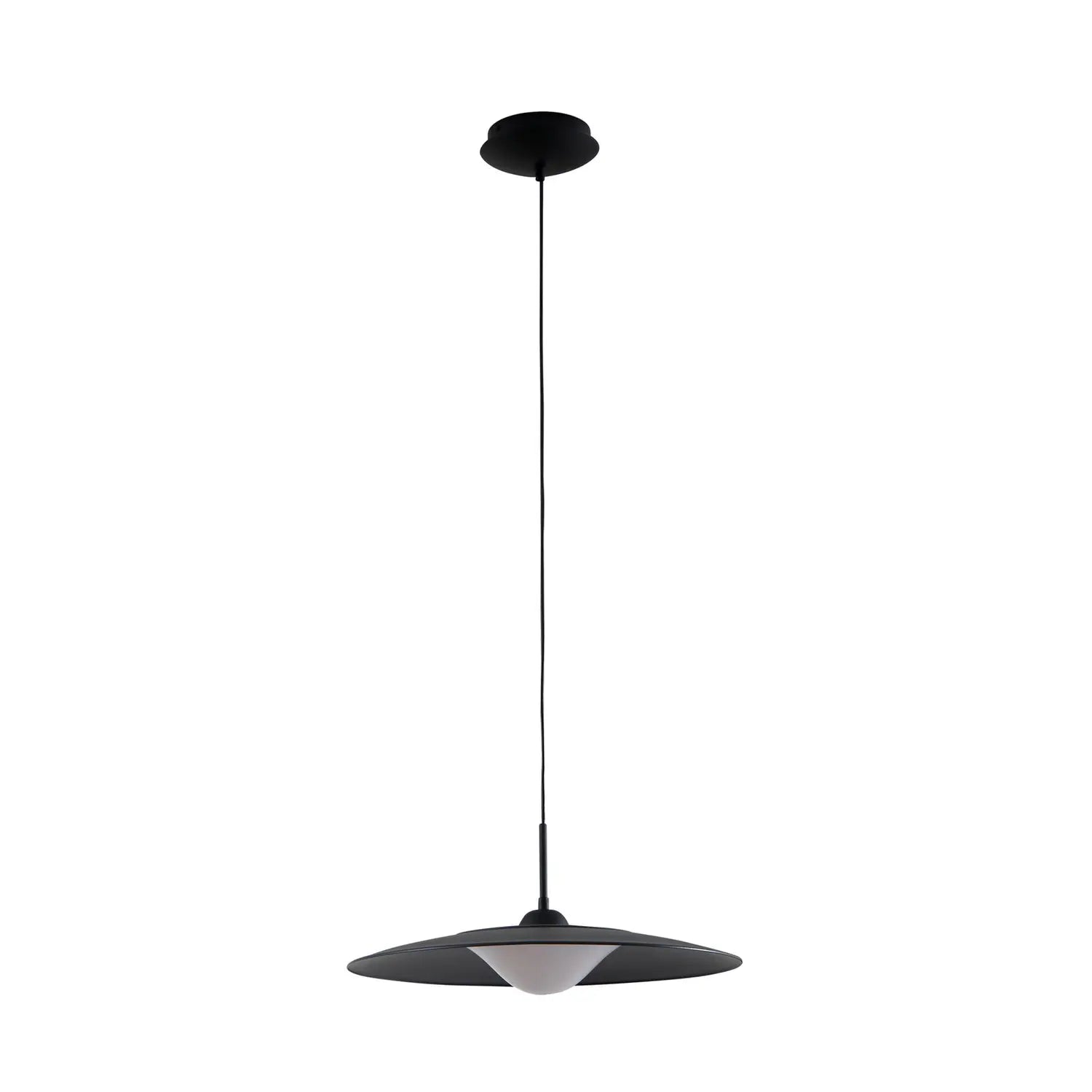 B-Ware Lucande Led Hängeleuchte Foco Sandschwarz Metall ø 50 Cm Deckenlampe Lampe Spot - 4251911778700