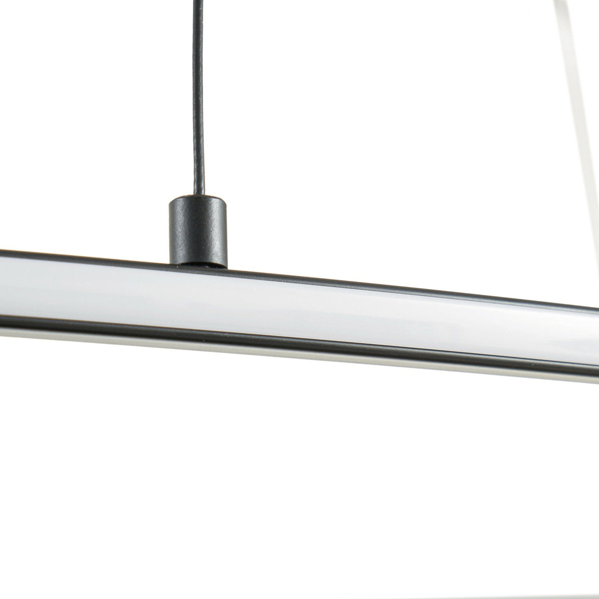 Lucande LED Hängeleuchte Pendelleuchte Beleuchtung schwarz dimmbar 100cm - 4255830903779